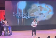 Teo Migliavacca, ganador del Olimpia de Plata 2024 en sóftbol Olimpia de plata 2024