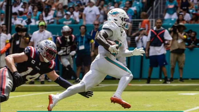 kickoff return TD de Gibson