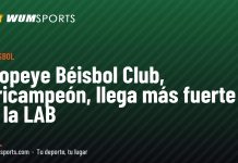 Popeye Béisbol Club, tricampeón, llega más fuerte a la LAB Popeye Béisbol Club: Popeye Béisbol Club, tricampeón, llega más fuerte a la LAB